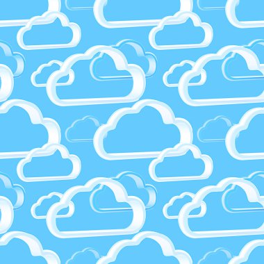 Teknoloji ışık mavi model arka plan bulut