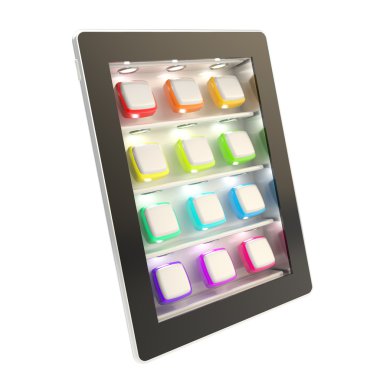 tablet pad elektronik cihaz izole