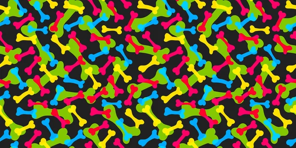 Seamless bone texture pattern colorful background — Stock Photo, Image