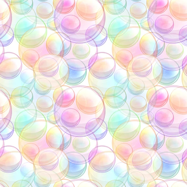 Seamless pattern texture made of soap bubbles — Stock Photo, Image