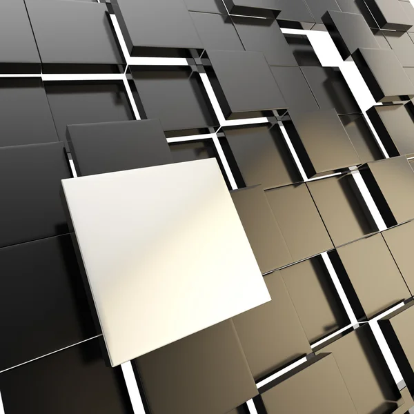Abstrakte Kopierraum schwarze quadratische Platte Hintergrund — Stockfoto