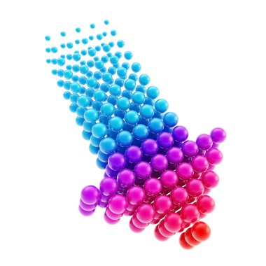 izole alanlarda yapılan ok amblemi simgesi