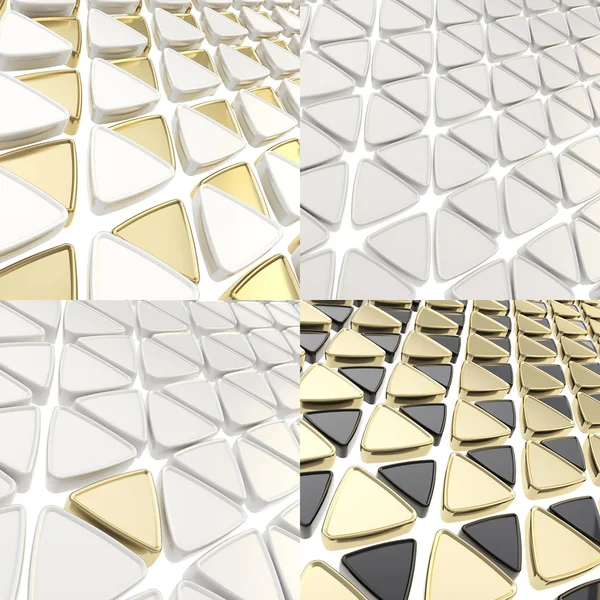 三角形セルの幾何学的な背景 — ストック写真