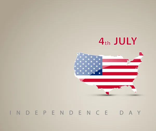 Карточка Дня независимости — стоковый вектор