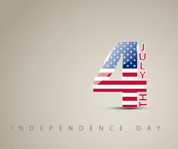 Κάρτα ημέρας ανεξαρτησίας — Διανυσματικό Αρχείο