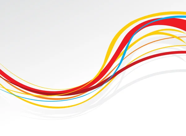 soyut rengarenk gökkuşağı dalga hatları ile boş alanı örneği