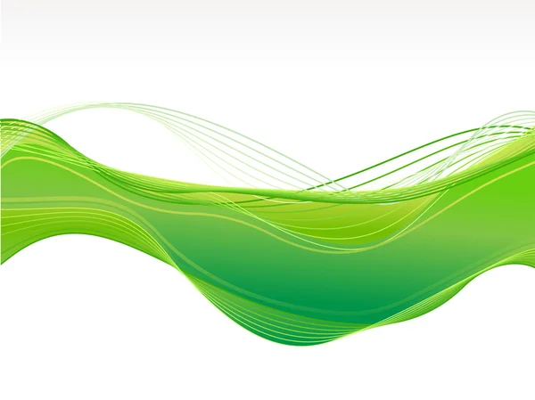 Soyut yeşil dalga arkaplanı