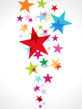 soyut renkli parlak yıldız