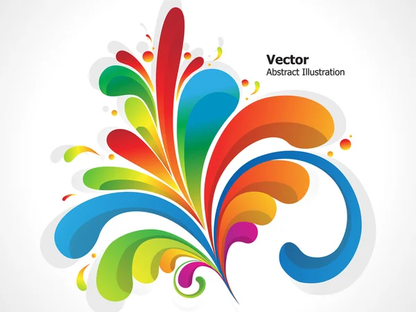 Abstraktní barevné květinové pozadí — Stockový vektor