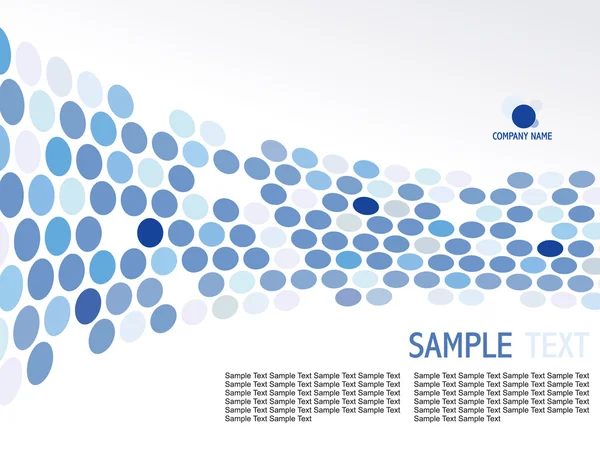 Abstrakte moasic blauen Hintergrund — Stockvektor