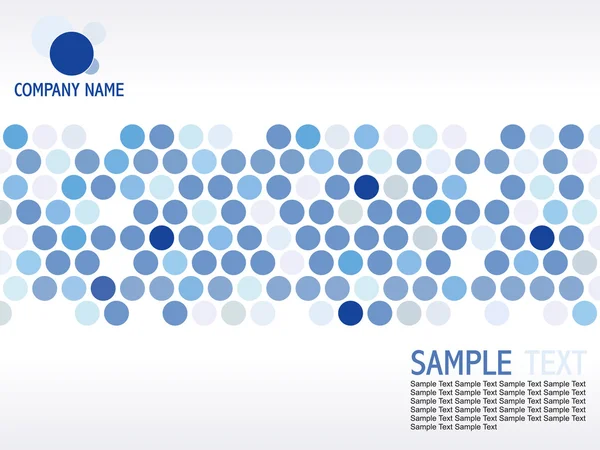 Abstracte moasic blauwe achtergrond — Stockvector