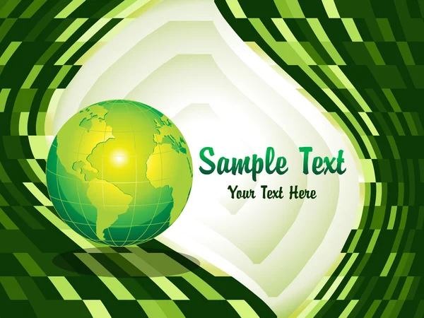 Abstract green glossy background — Stock Vector