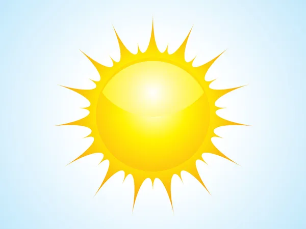 Ícone de sol abstrato —  Vetores de Stock