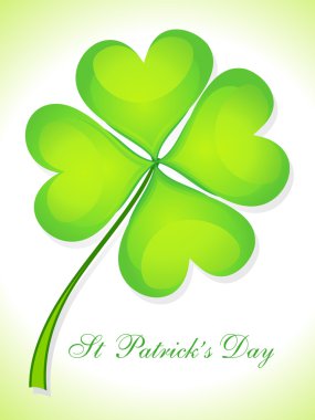 soyut st patricks günü kartı