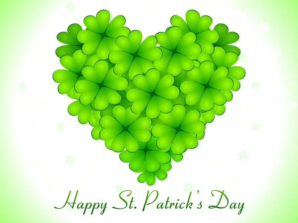 Abstract st patricks day card — Stock Vector