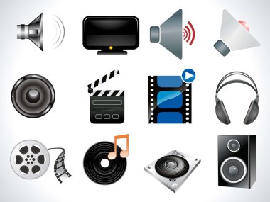 soyut Medya simgeler