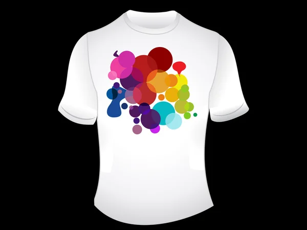 Design abstrait de t-shirt — Image vectorielle