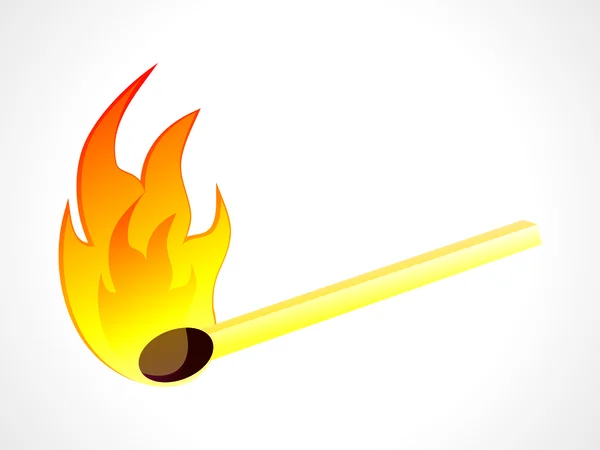 Матчі полум'я палиці — стоковий вектор