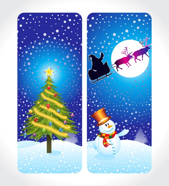 抽象的なクリスマス カード — ストックベクタ