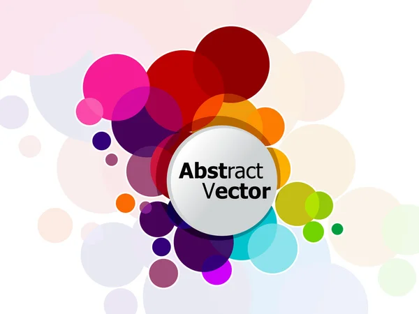 Abstract colorful circle background Vector Graphics