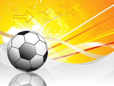 Dalga ile soyut futbol