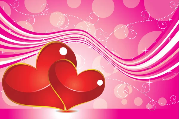 Résumé valentine backgrond — Image vectorielle