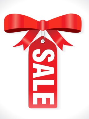 kurdele ile soyut Satılık etiketi