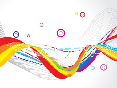 soyut renkli dalga arkaplanı