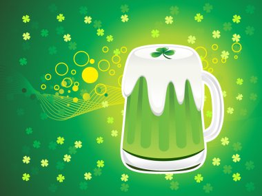 soyut st patrick bira arka plan