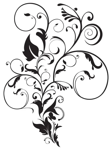 Abstrait artistique floral — Image vectorielle