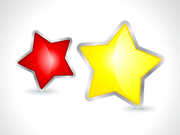 Abstract 3d star icon — Stock Vector