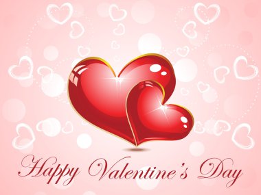 soyut pembe kalp arka plan