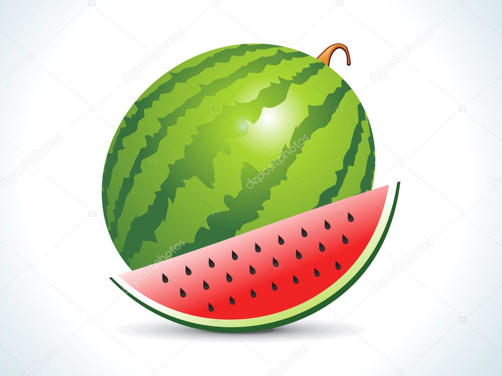 water melon fruit with slice