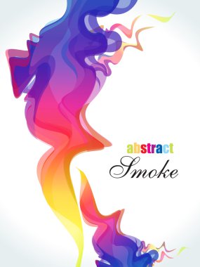 abstract colorful smoke background clipart