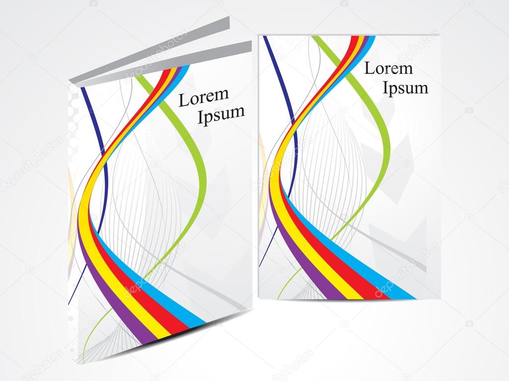 Abstract colorful brochure design