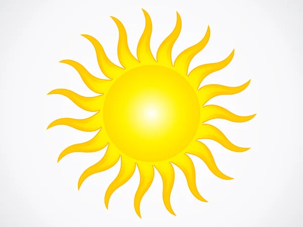 Abstract sun icon — Stock Vector