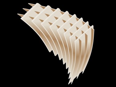 gökdelenler kağıt bina kavramı