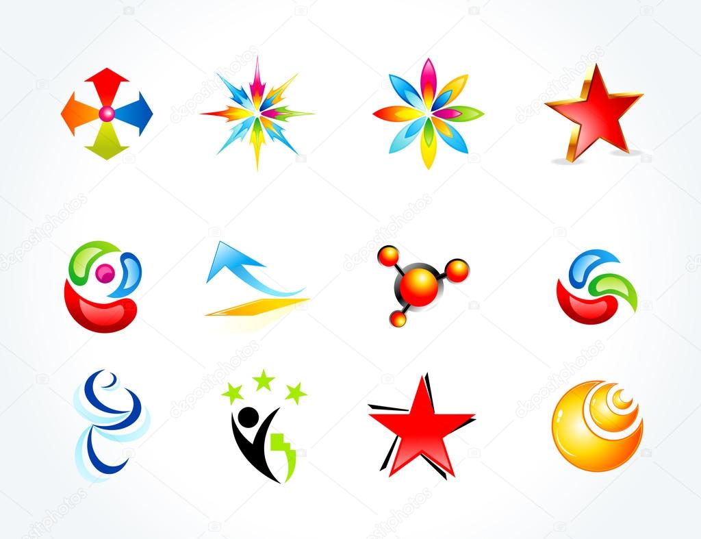 Abstract multiple business templates vector illustration