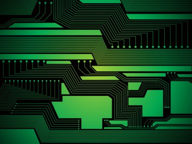 soyut parlak yeşil çip tasarım