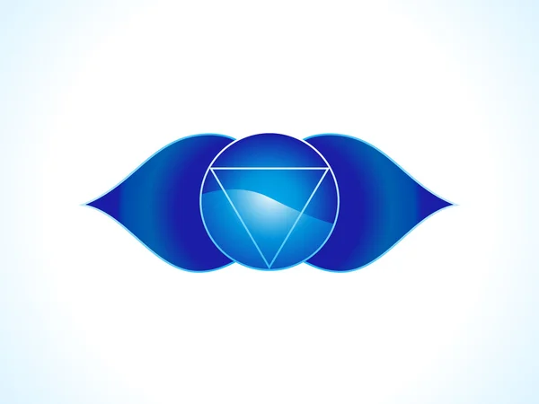 Detailliertes Augenbrauen-Chakra — Stockvektor