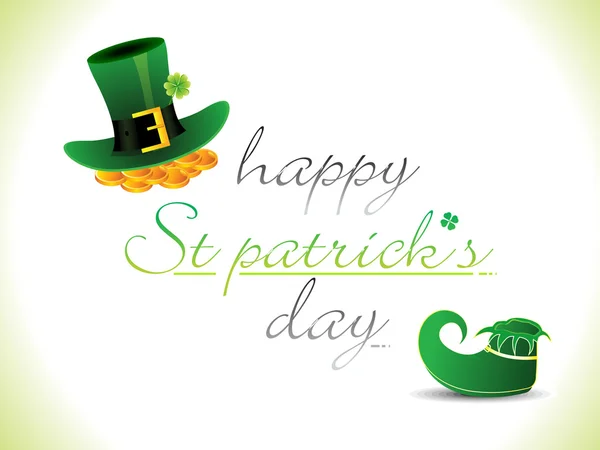 Abstracto st patrick tema fondo — Vector de stock