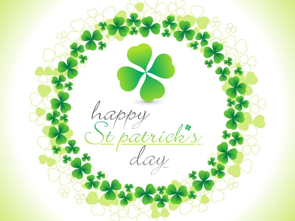 Abstract st patrick theme background — Stock Vector
