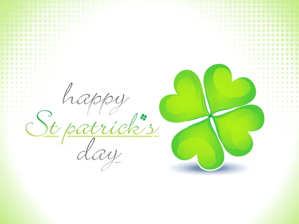 Abstrakte st patrick shamrock hintergrund — Stockvektor