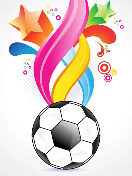 Abstracto fútbol fondo diseño — Vector de stock