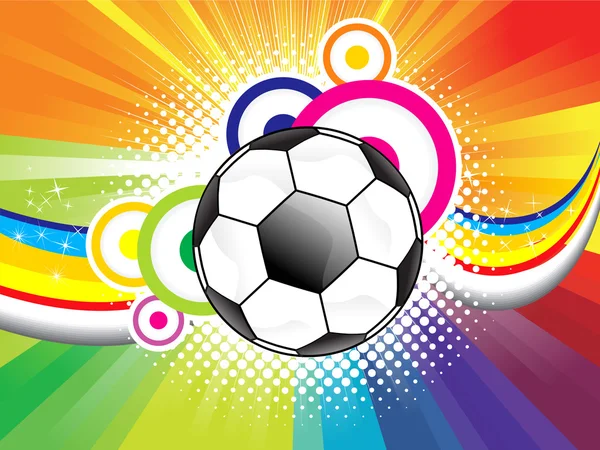 Abstracto fútbol fondo diseño — Vector de stock