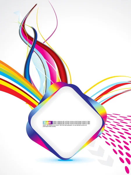 Modelo de arco-íris colorido abstrato —  Vetores de Stock