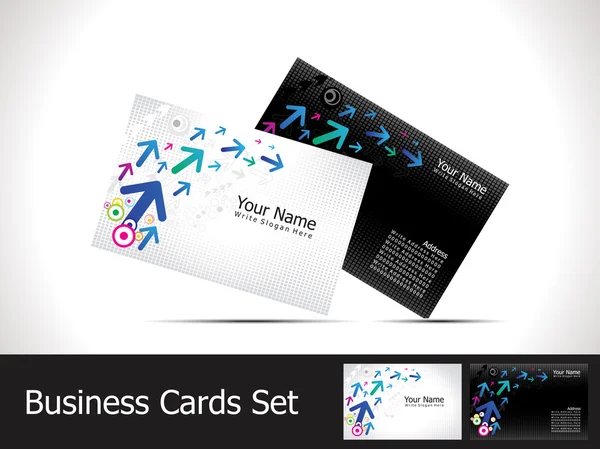 Abstract business cards template Vector Graphics