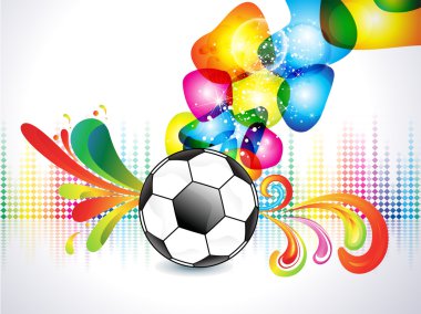soyut renkli futbol patlayabilir arka plan