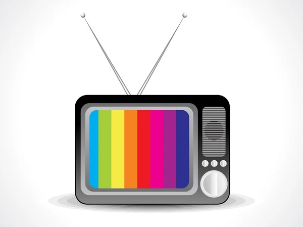 Abstraktní televize ikona — Stockový vektor