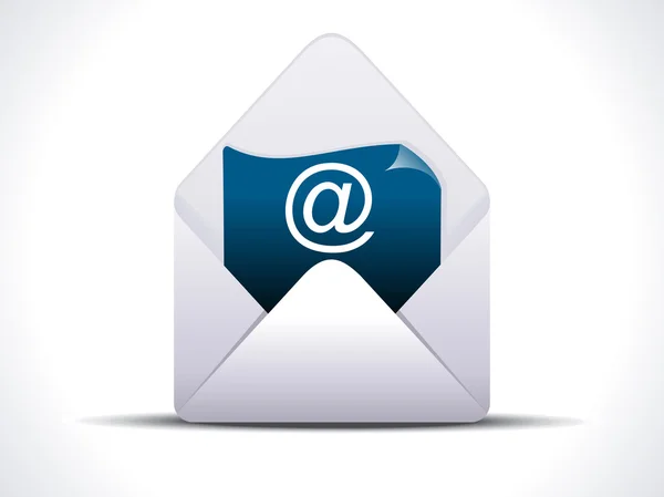 Abstract detailed mail icon — Stock Vector